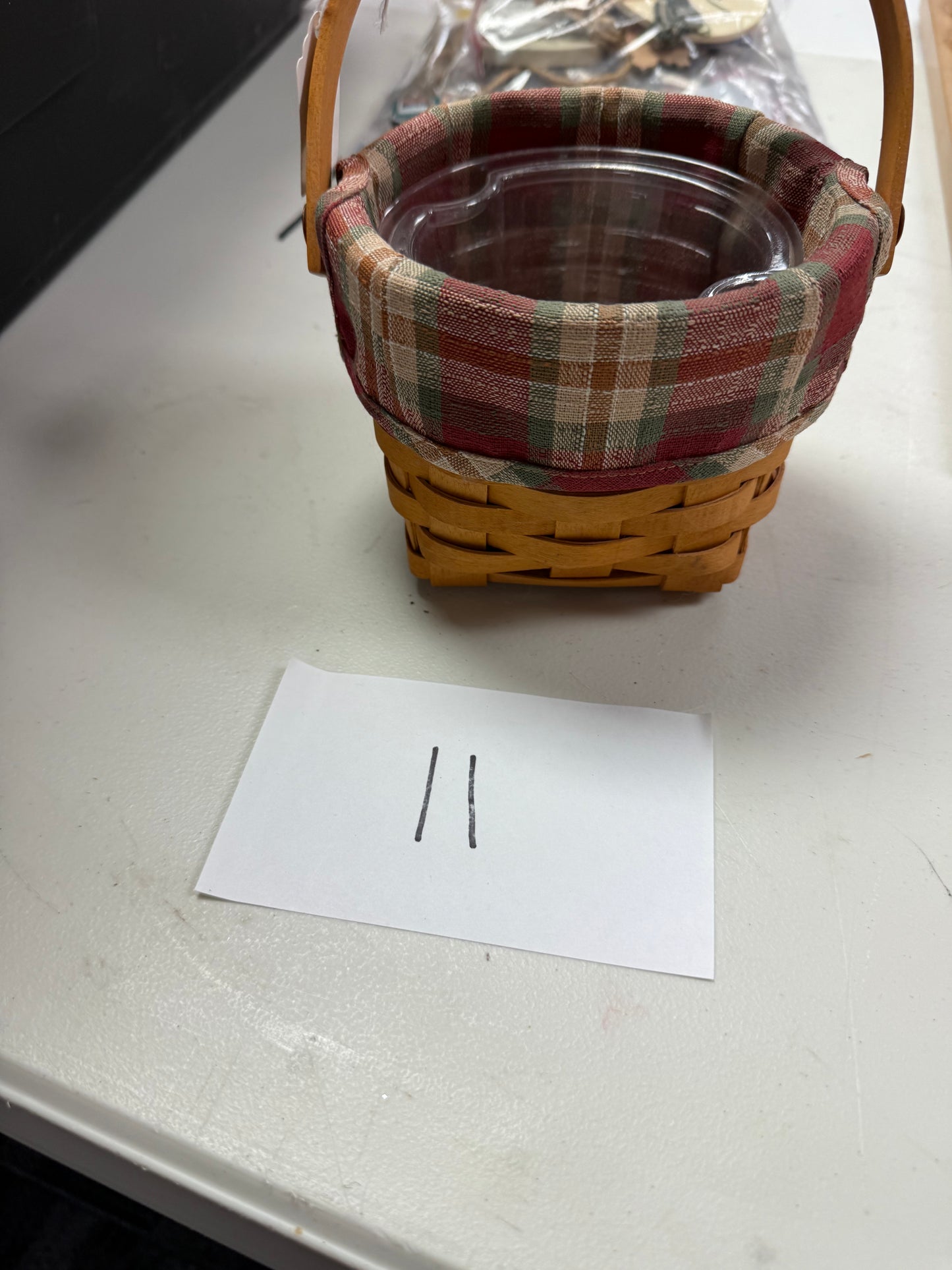 Longaberger pen pal with liner and protector