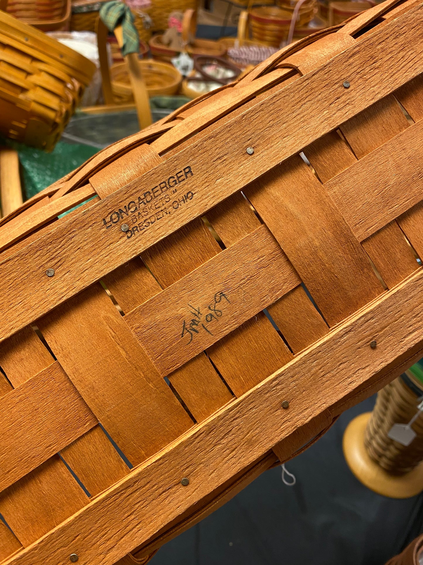 Longaberger bread basket