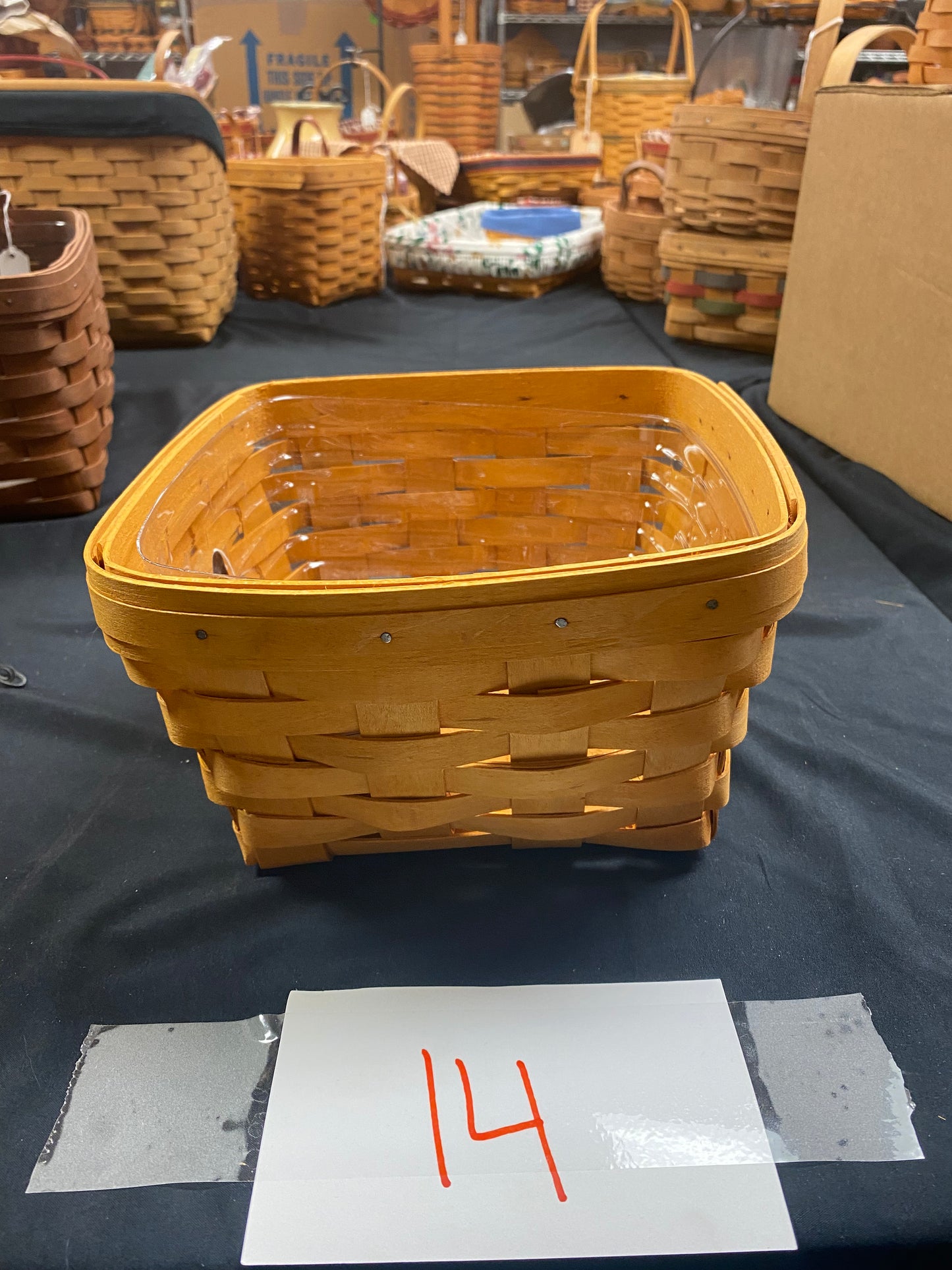 Longaberger berry basket with protector