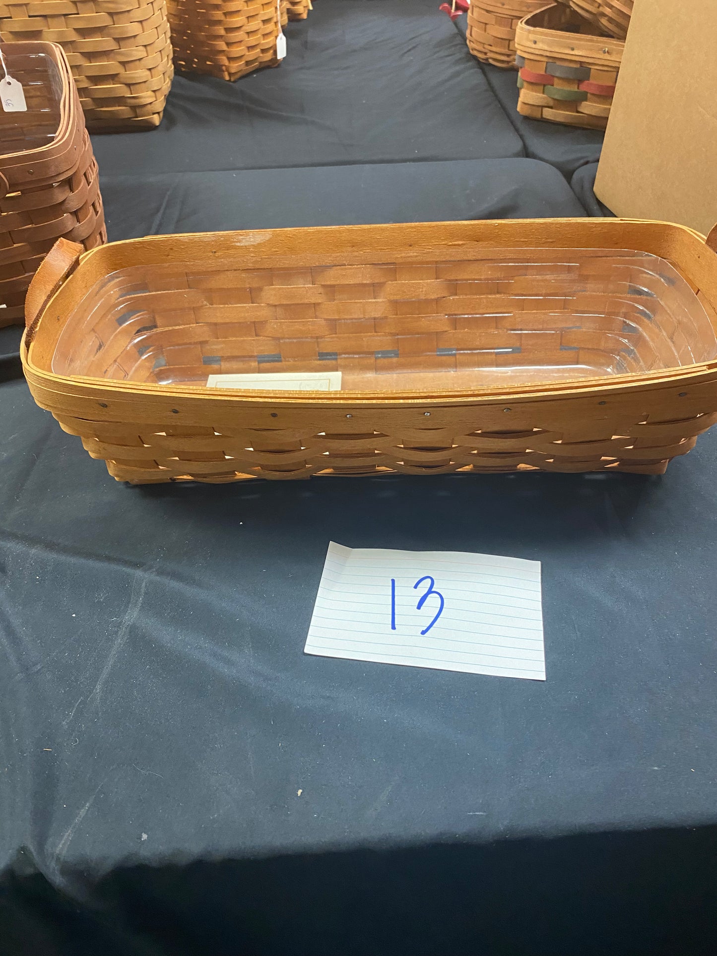 Longaberger basket with protector