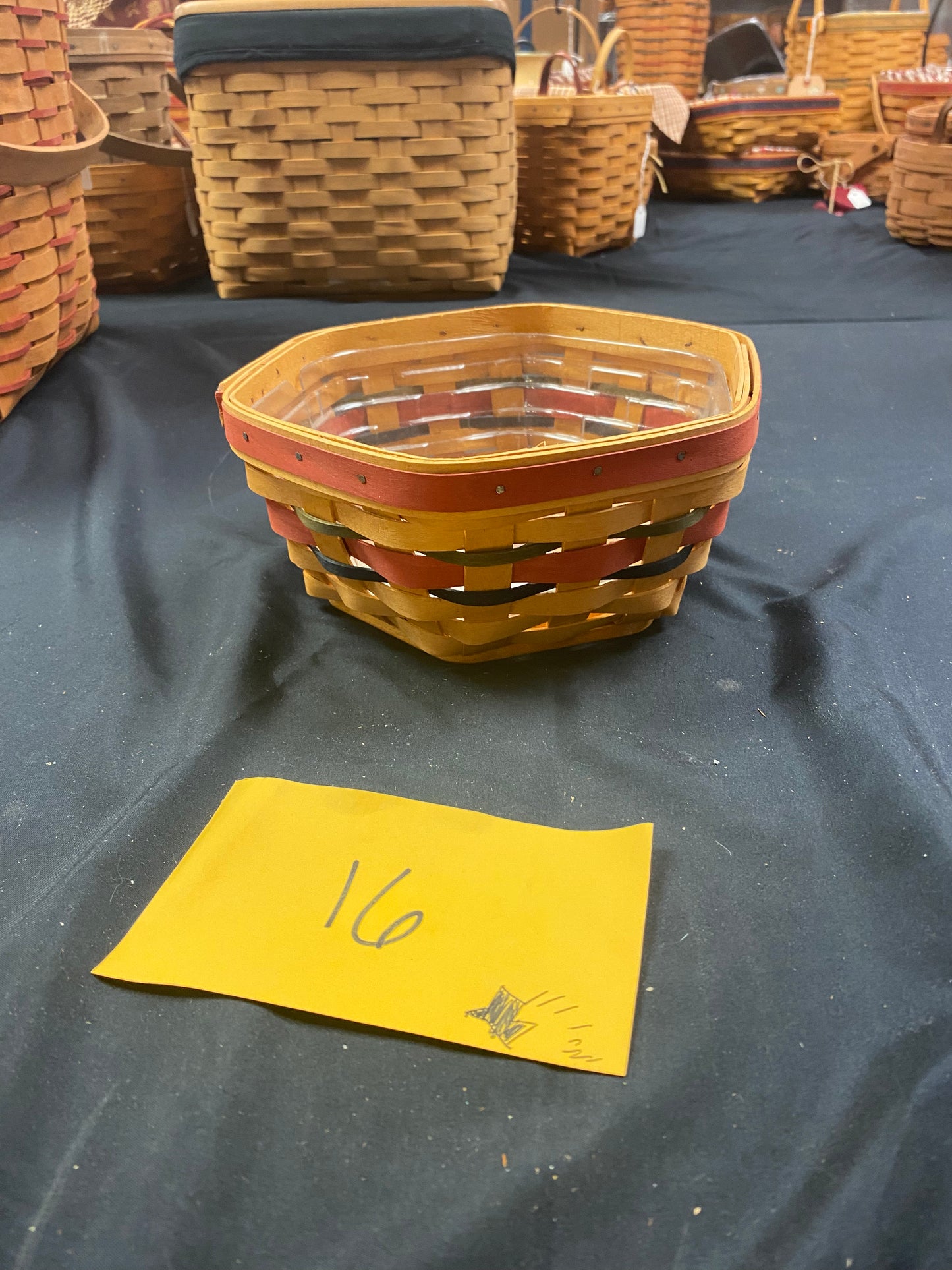 Longaberger generations basket with protector