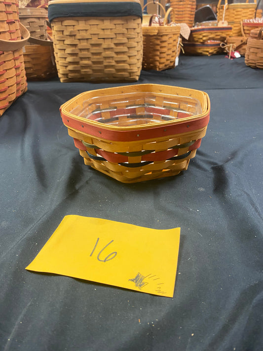 Longaberger generations basket with protector