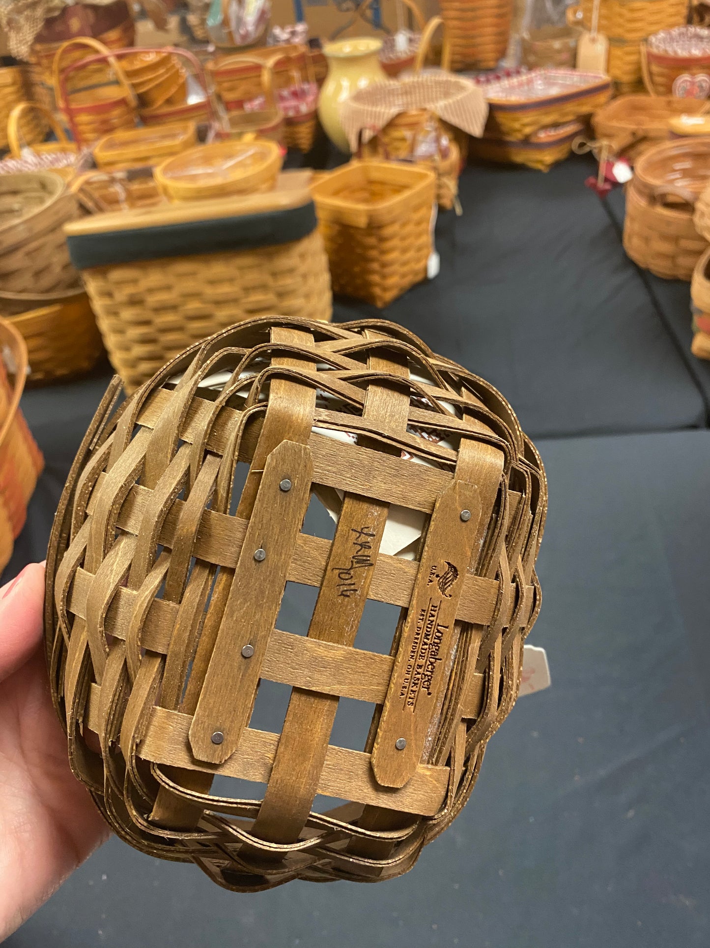 Longaberger small brown basket