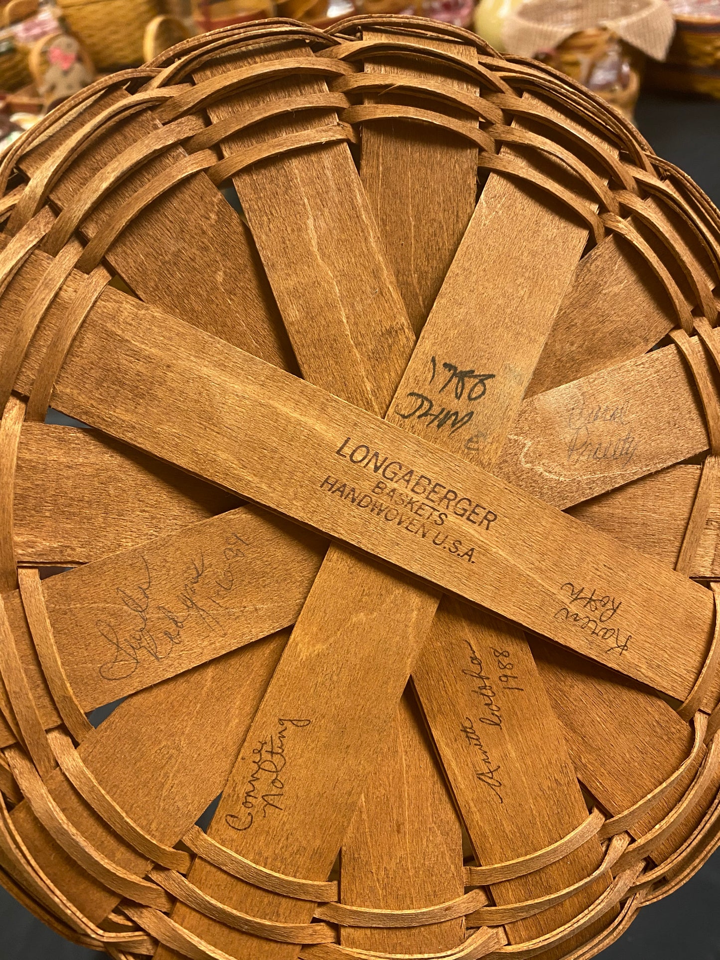 Longaberger button basket