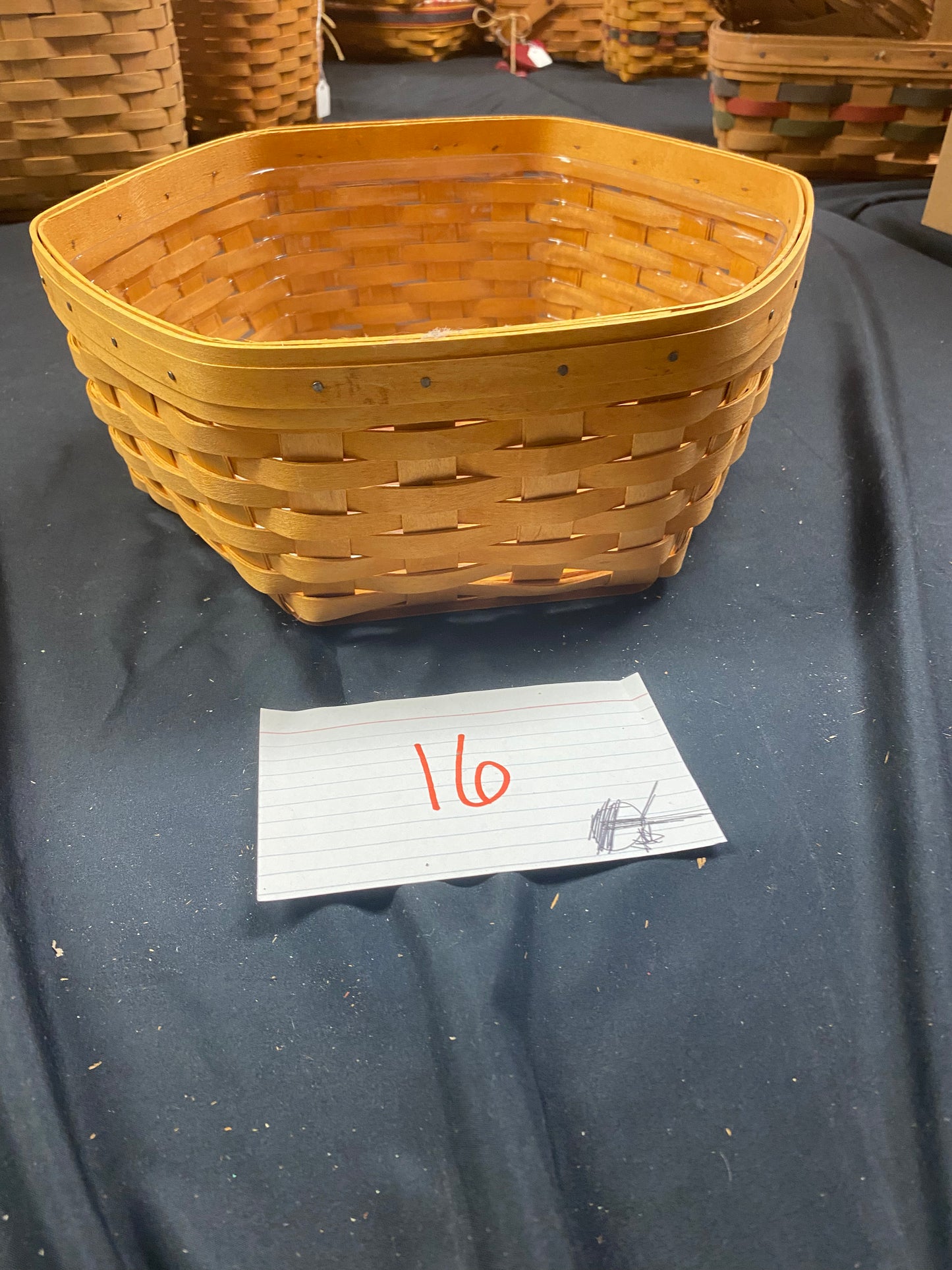 Longaberger generations basket with protector