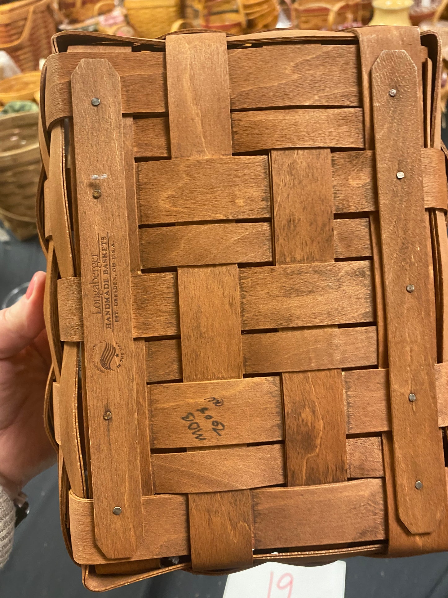 Longaberger small serving basket