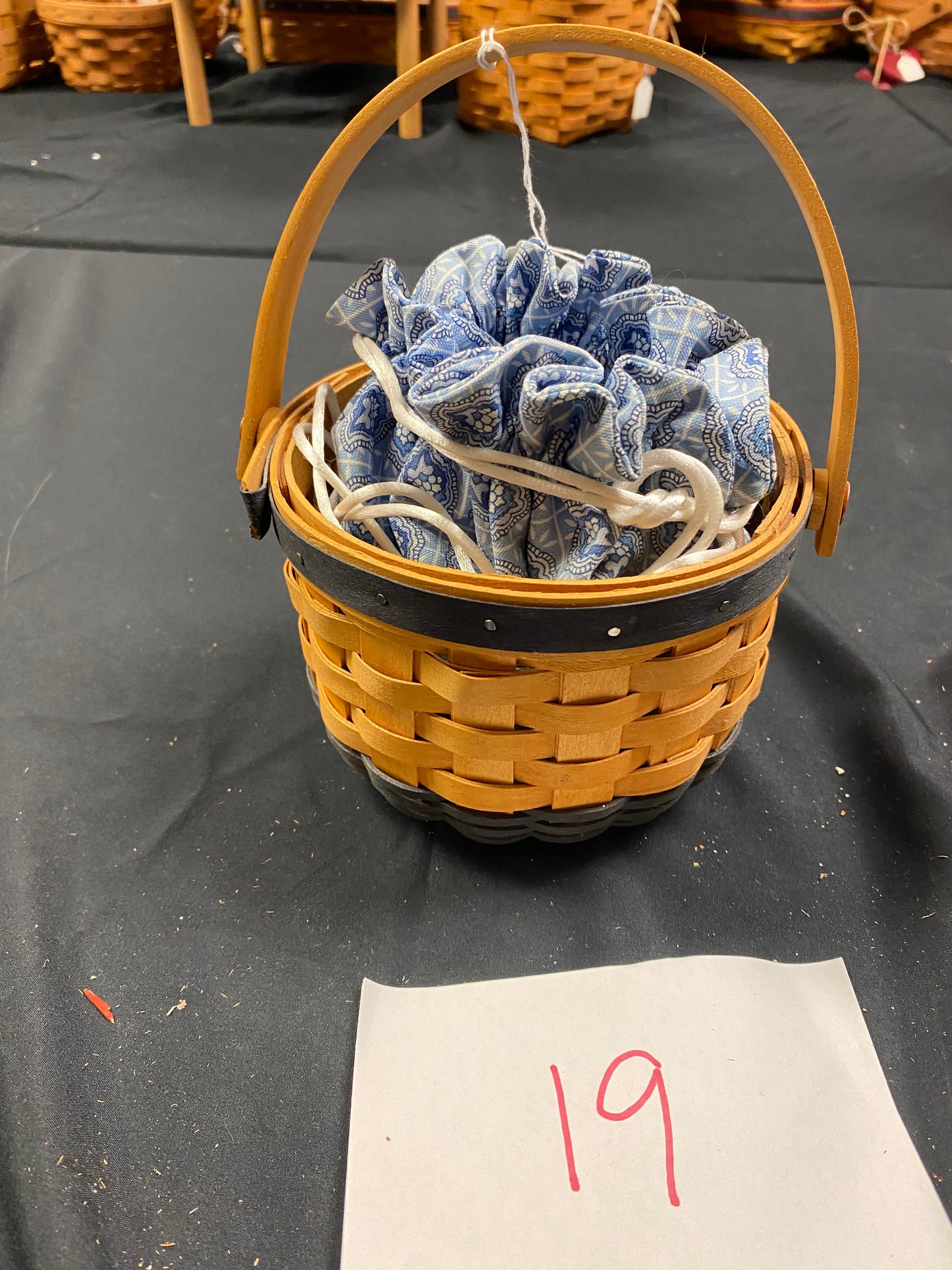 Longaberger century basket with jewelry holder and protector