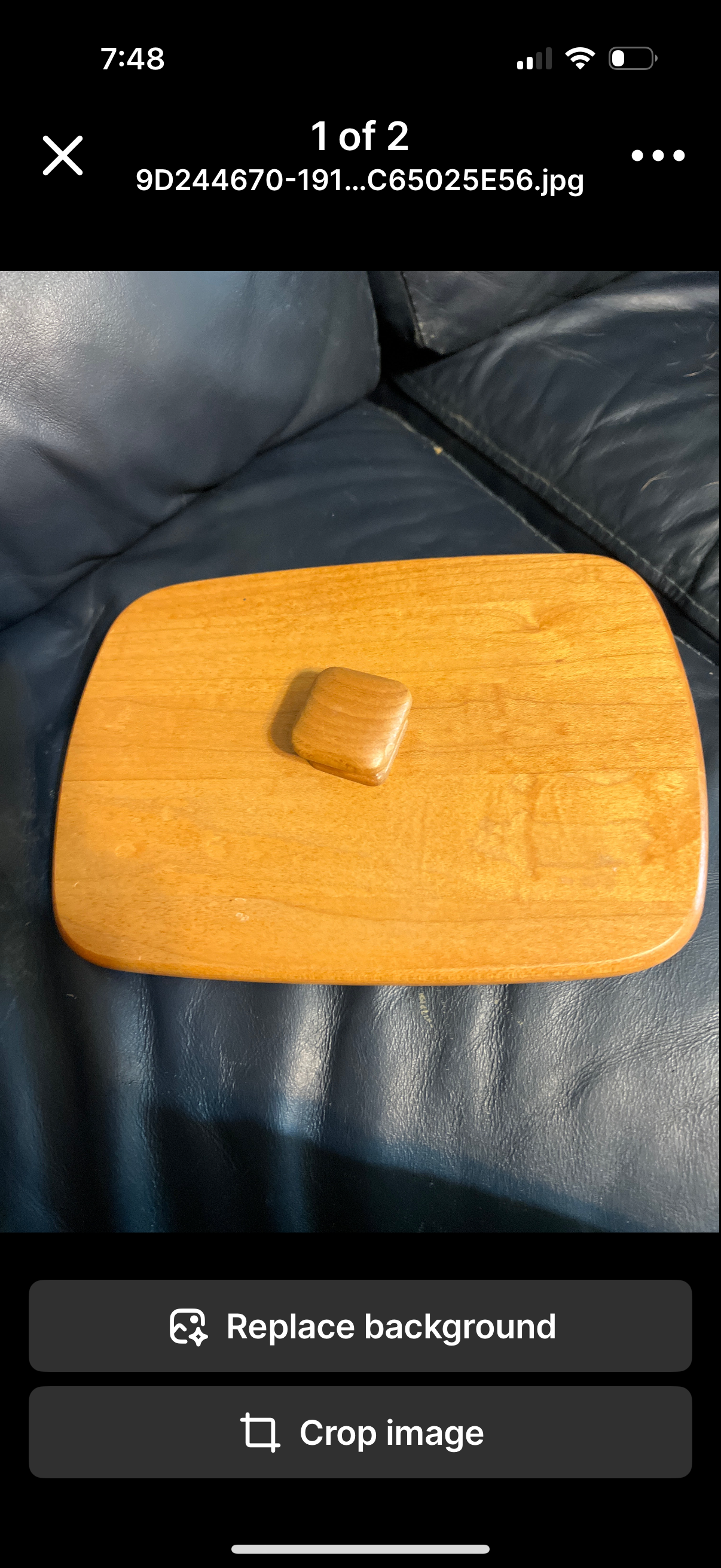 Longaberger Address basket lid.