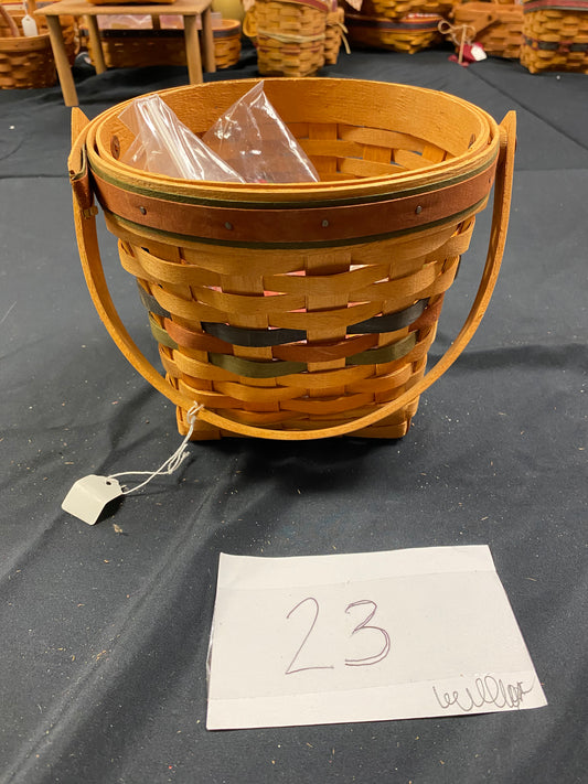 Longaberger basket with liner