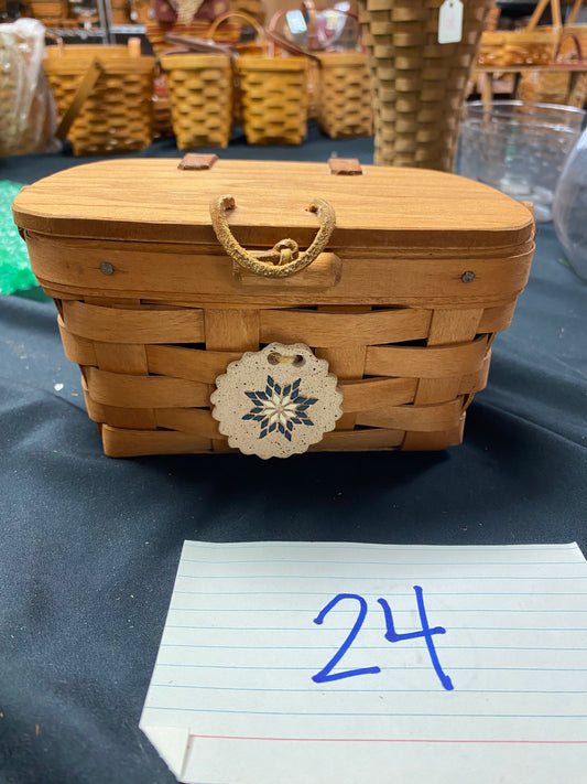 Longaberger medium purse basket