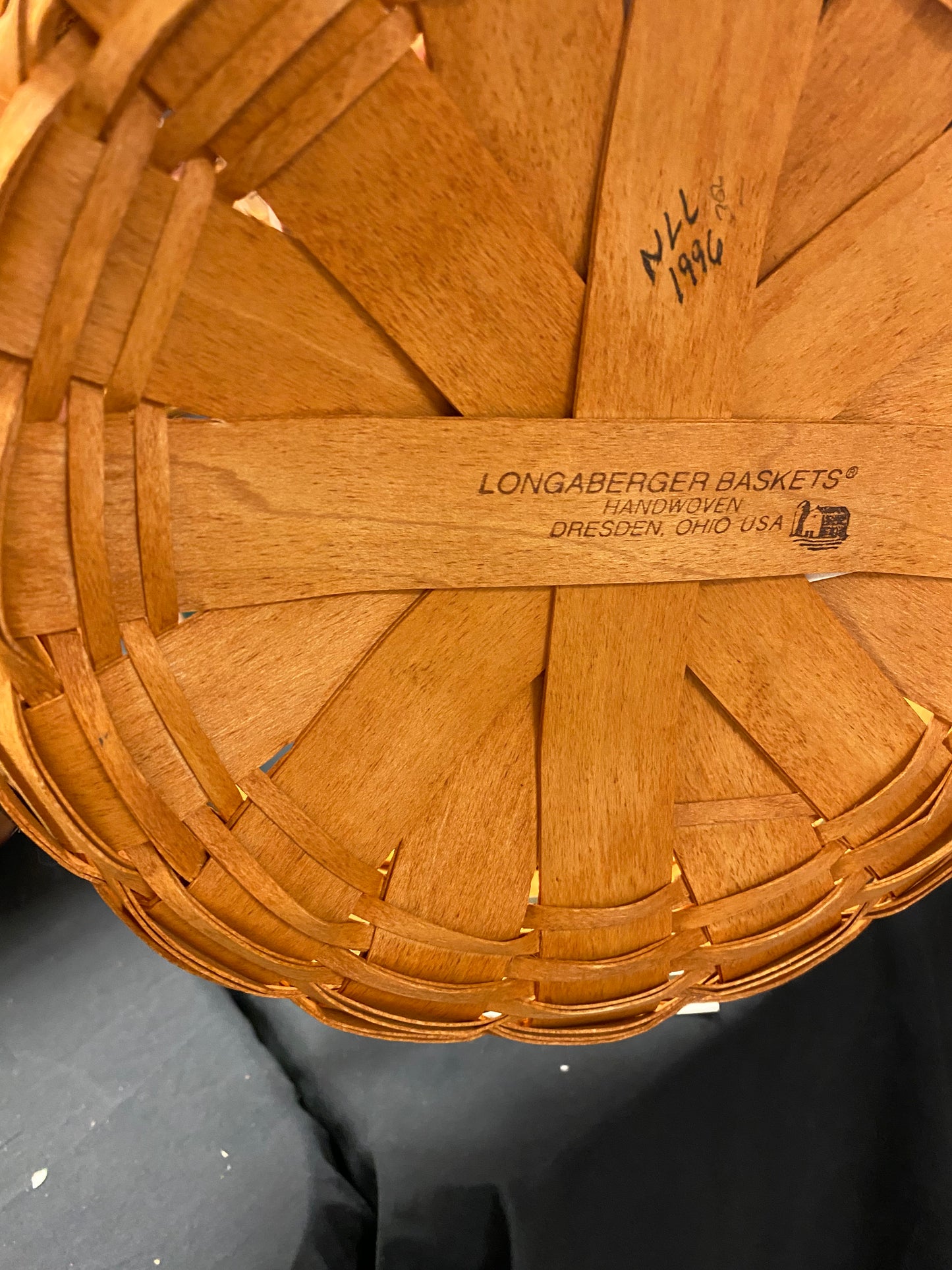 Longaberger darning basket