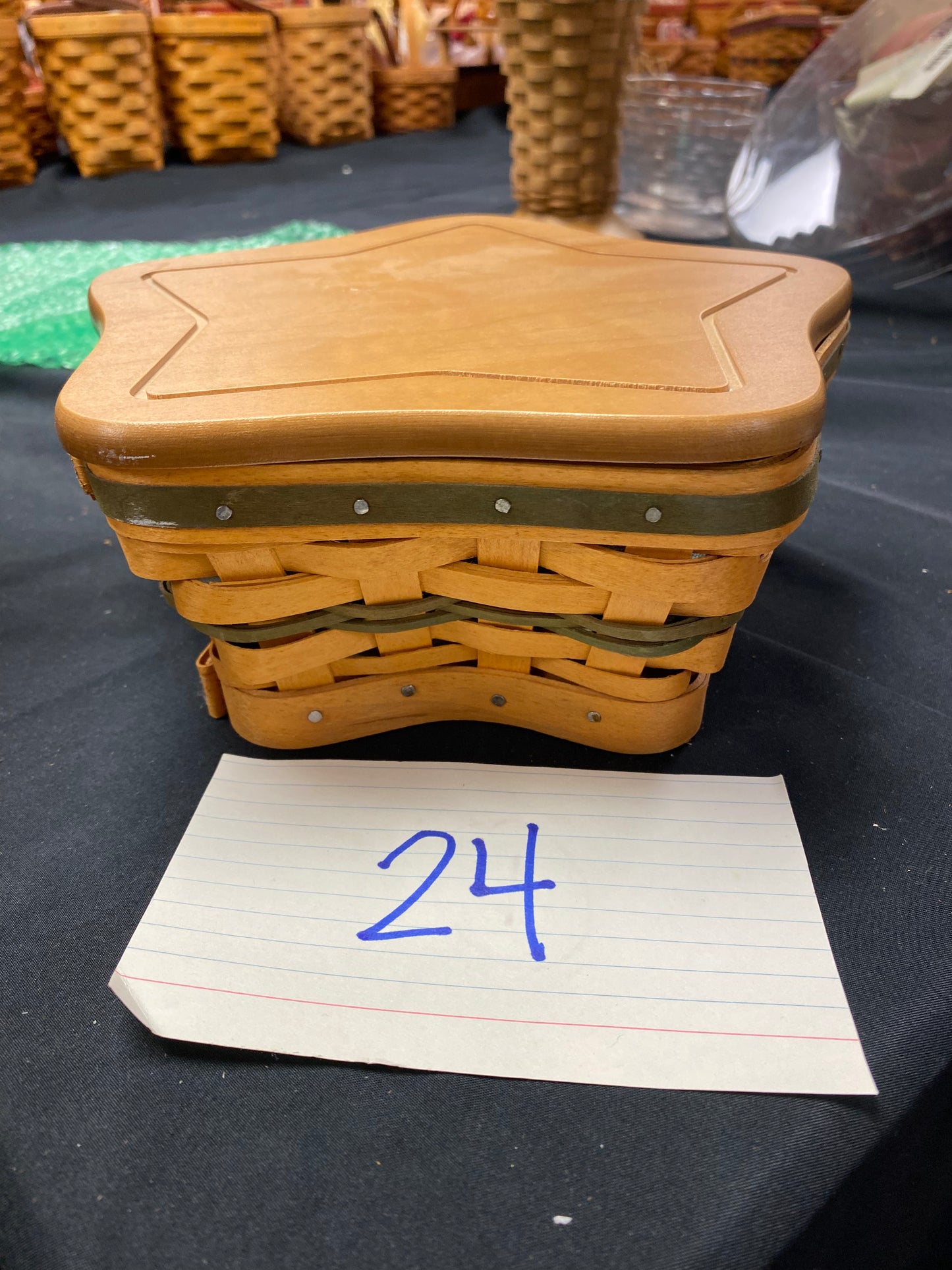 Longaberger shining star basket with liner