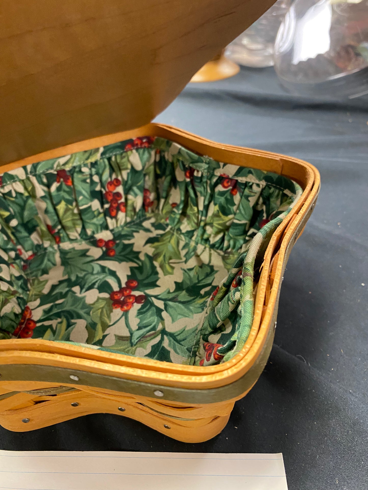 Longaberger shining star basket with liner