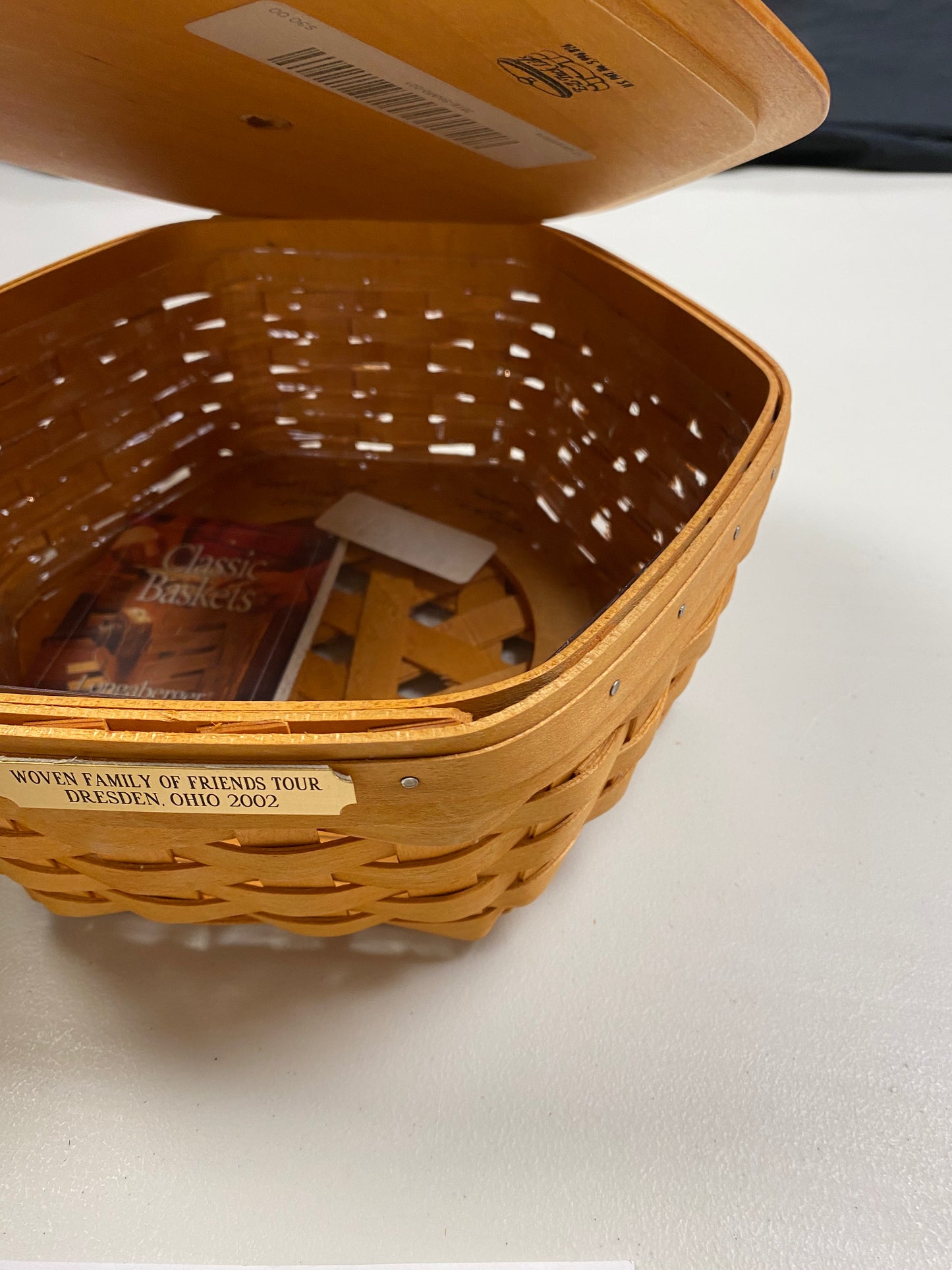 Longaberger 2002 family of friends your basket