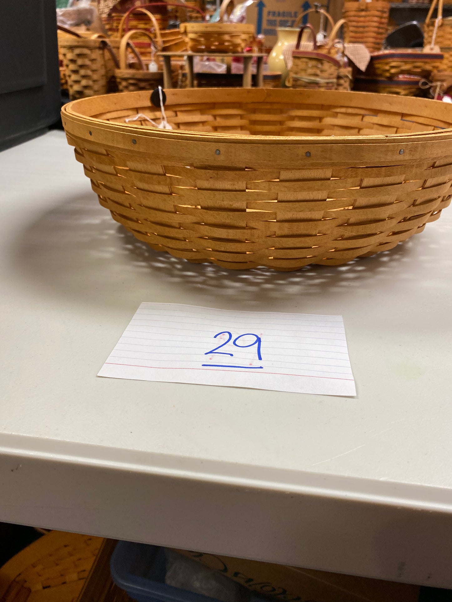 Longaberger bowl basket