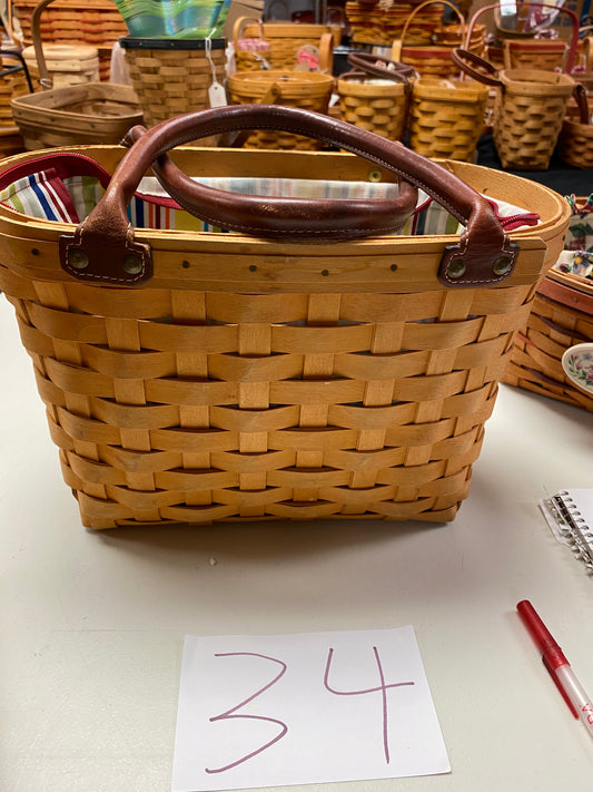 Longaberger medium boardwalk purse