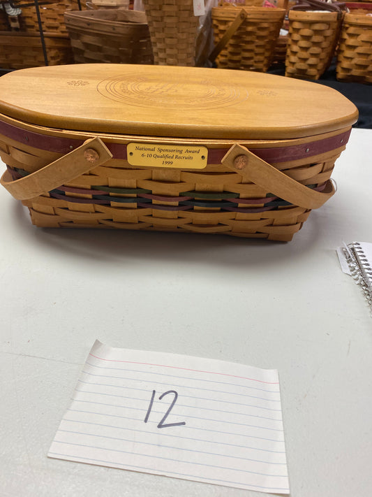 Longaberger 1999 recruit basket