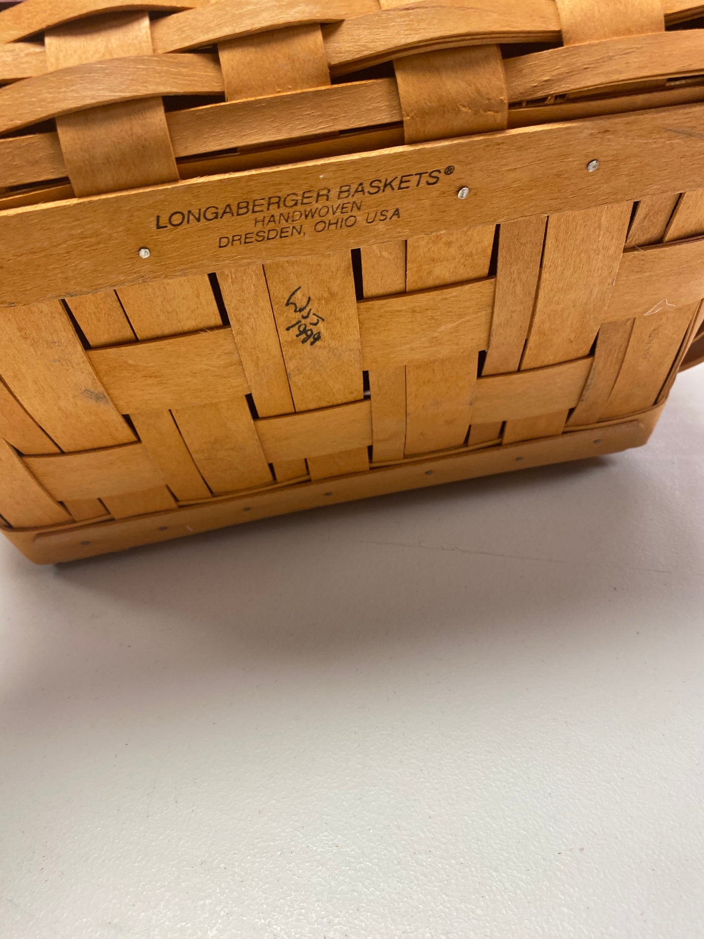 Longaberger 1999 recruit basket