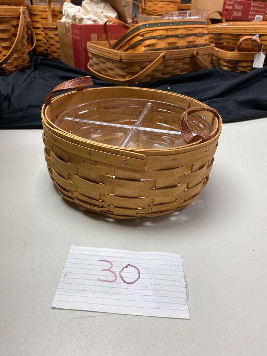 Longaberger darning basket with protector