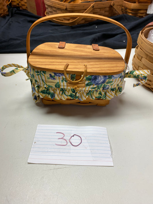 Longaberger kiddie purse with liner