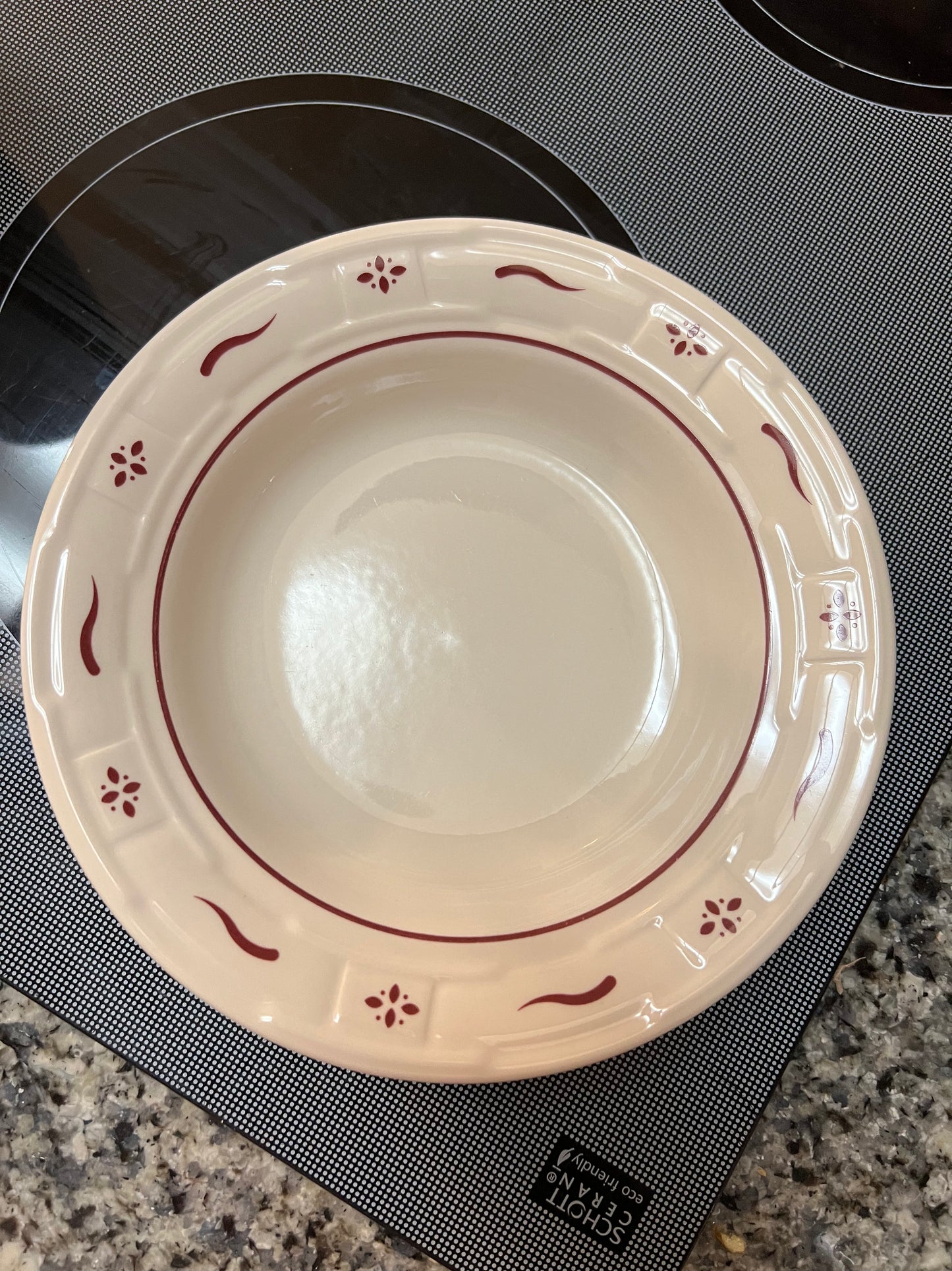 Longaberger traditional red salad bowl (have multiple)