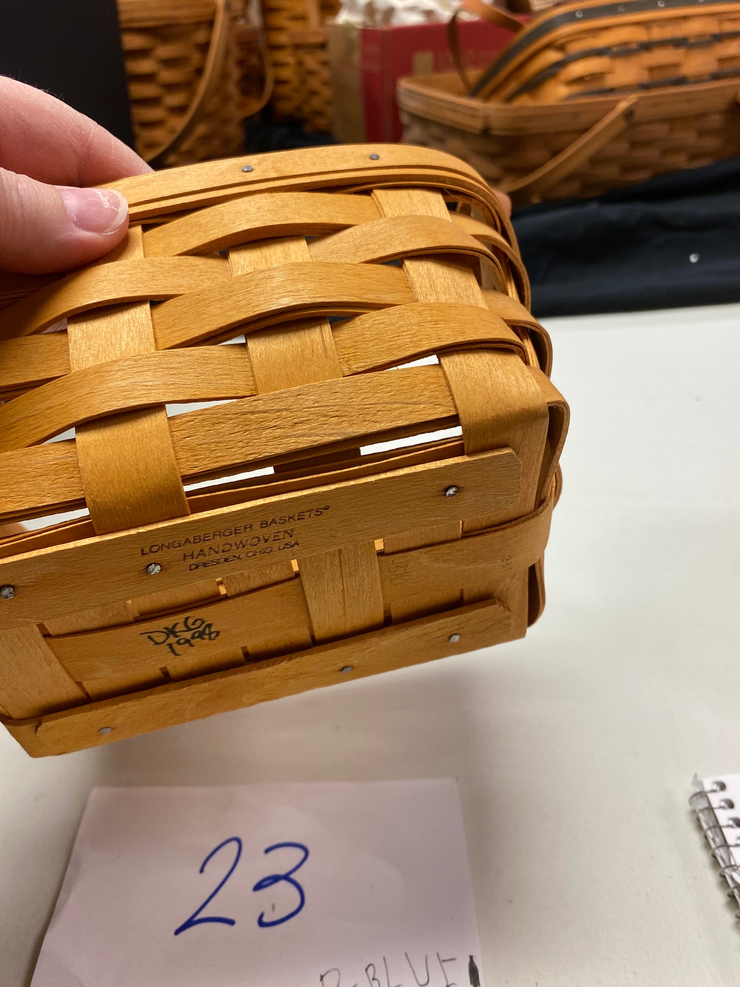 Longaberger tea basket