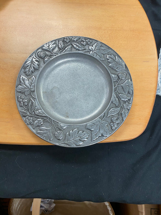 Longaberger pewter plate