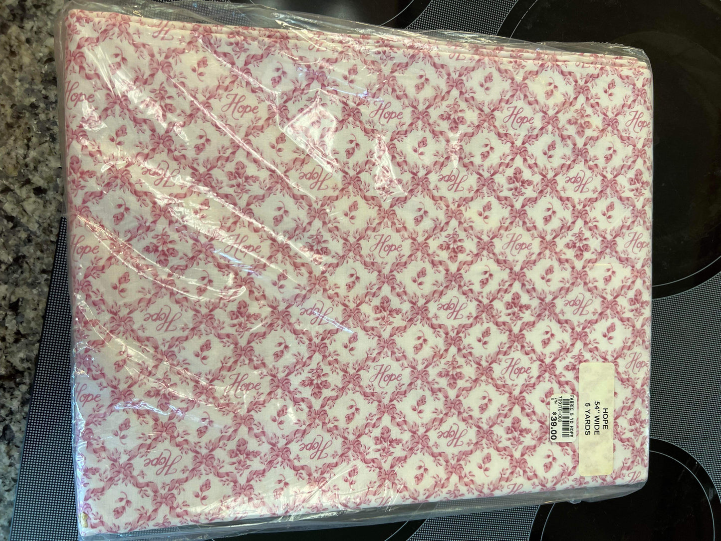 Longaberger horizon of hope 5 yards of fabric