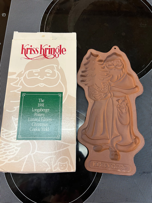 Longaberger Kris Kringle cookie mold