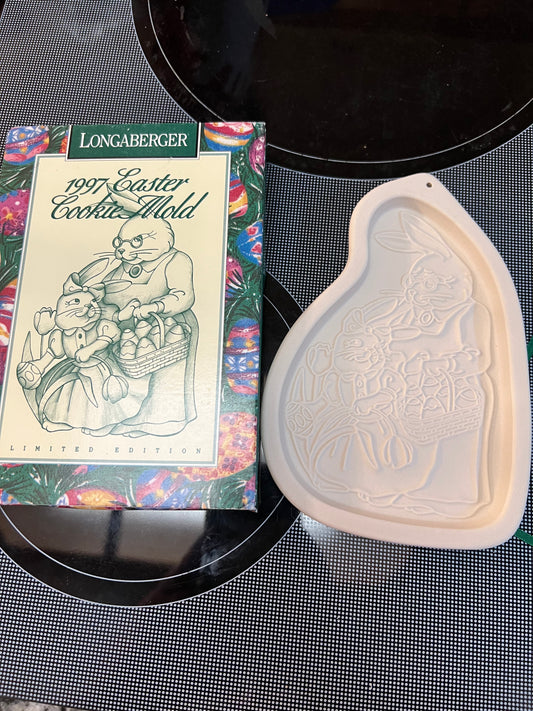 Longaberger 1997 Easter cookie mold