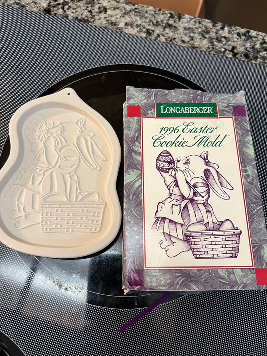 Longaberger 1996 Easter cookie mold