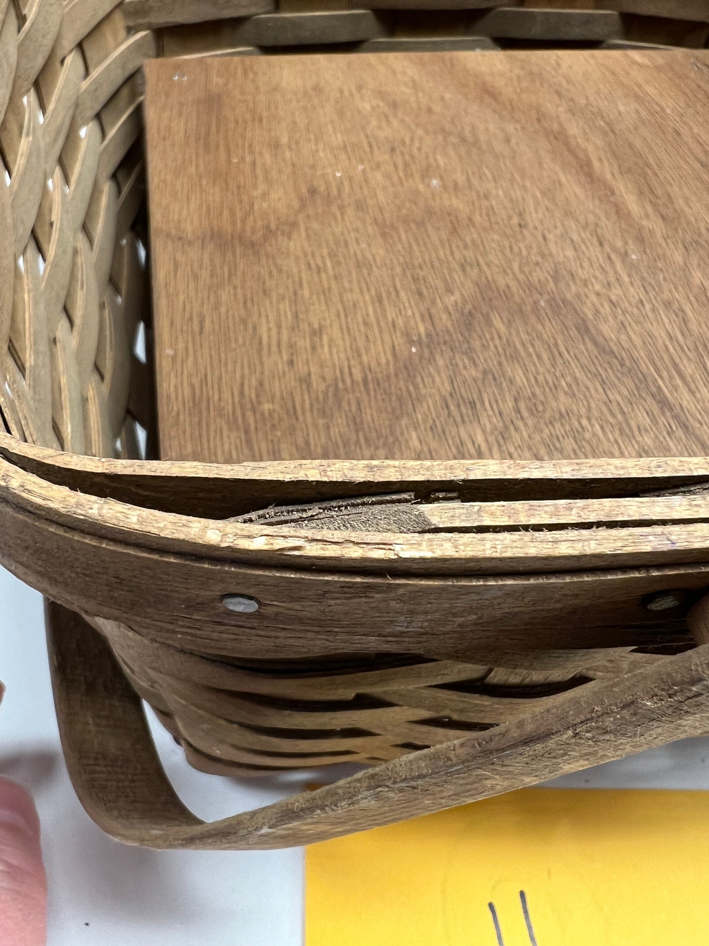 Longaberger pie basket with riser
