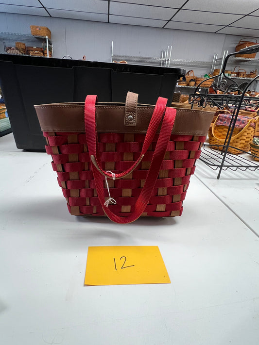 Longaberger to go basket purse/tote