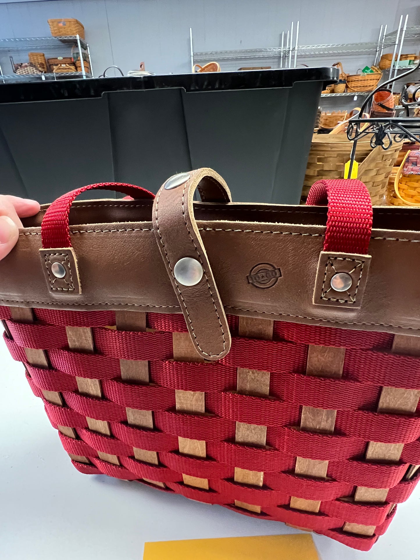 Longaberger to go basket purse/tote