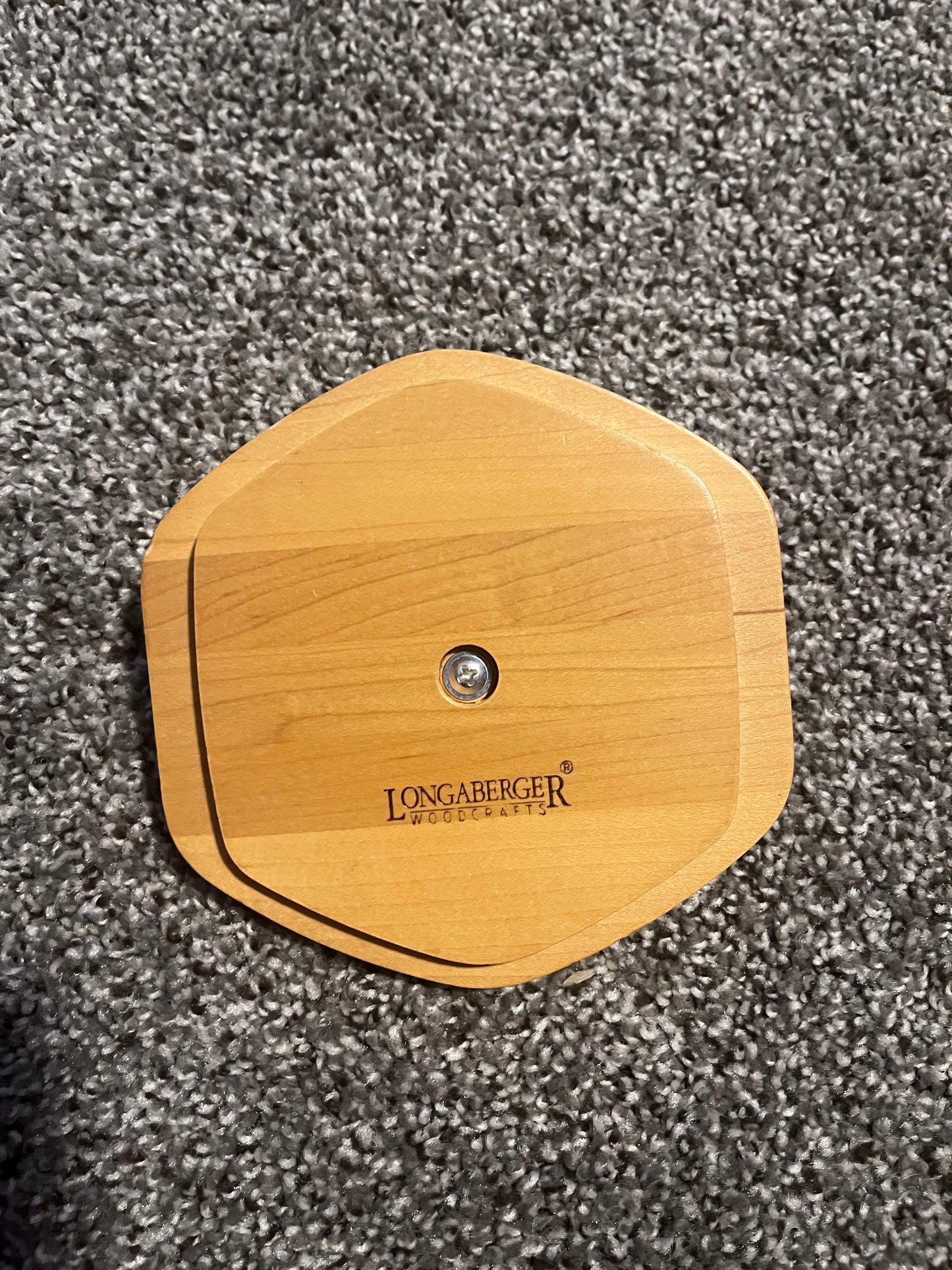 Longaberger Hexagon Lid – 5.25"