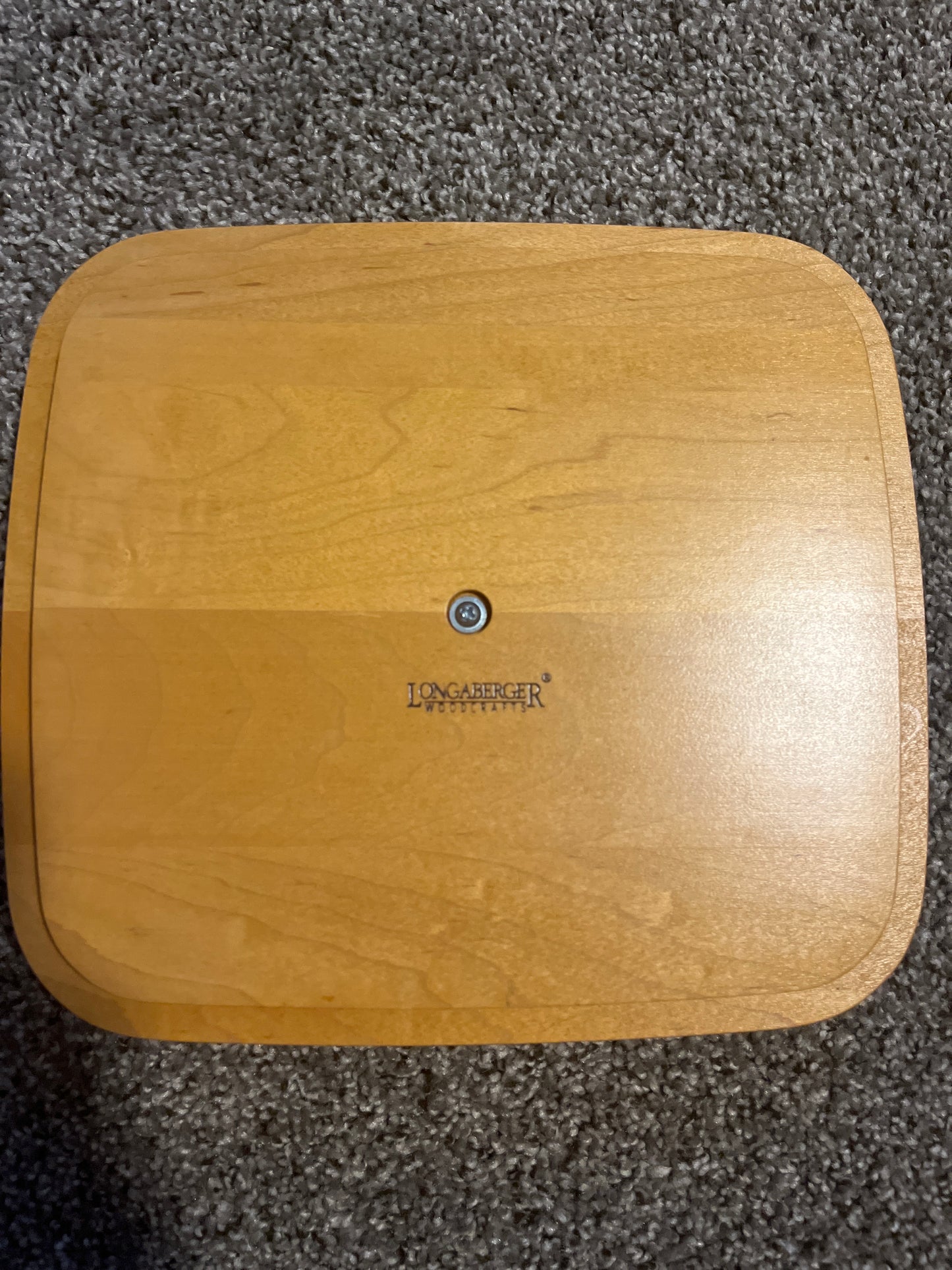 Longaberger lid 10.25”W x 9.25”L