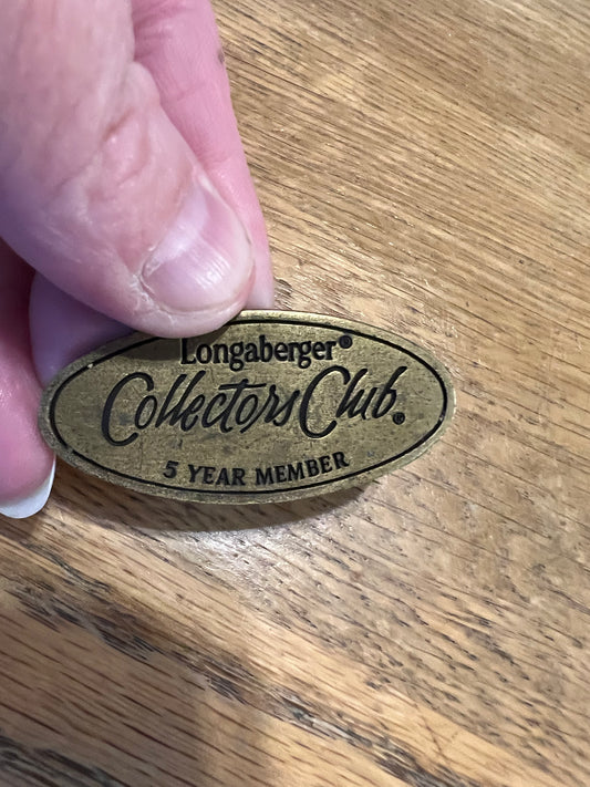 Longaberger Collectors Club 5 year pin