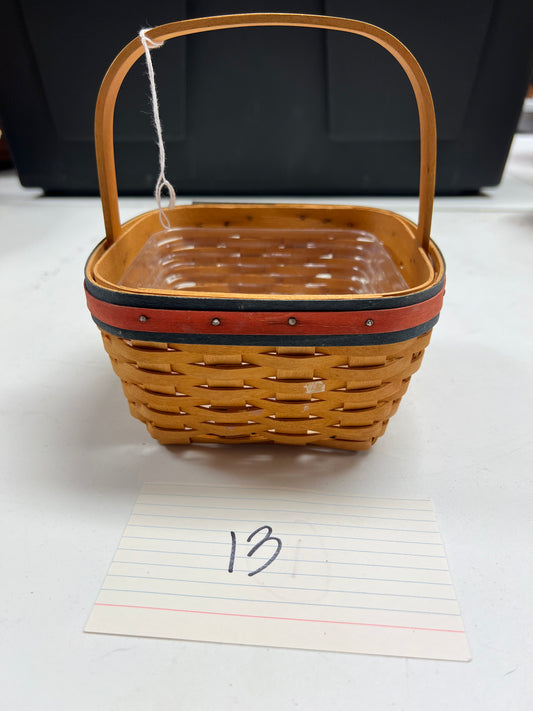 Longaberger All American strawberry basket with protector