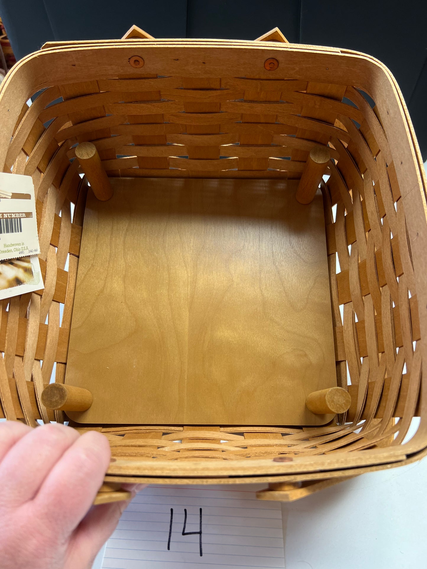 Longaberger Cake Basket with Riser