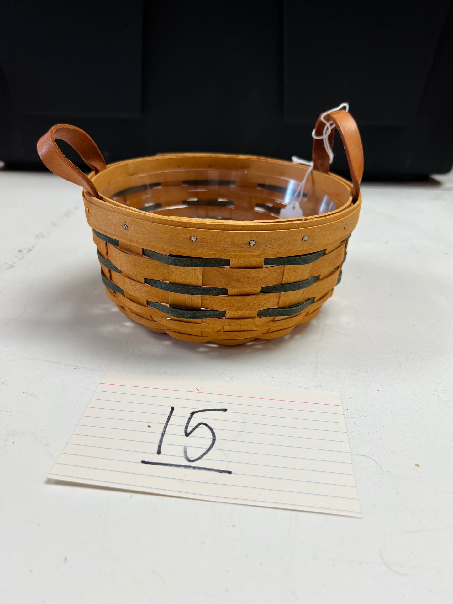 Longaberger Heartland Button Basket with Protector