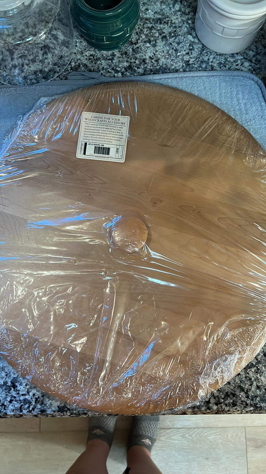Longaberger Large Bushel Lid in Warm Brown