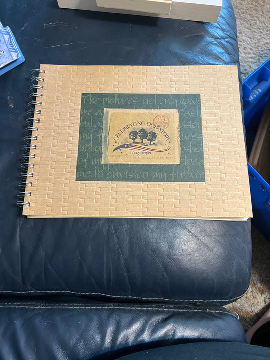 Longaberger scrapbook