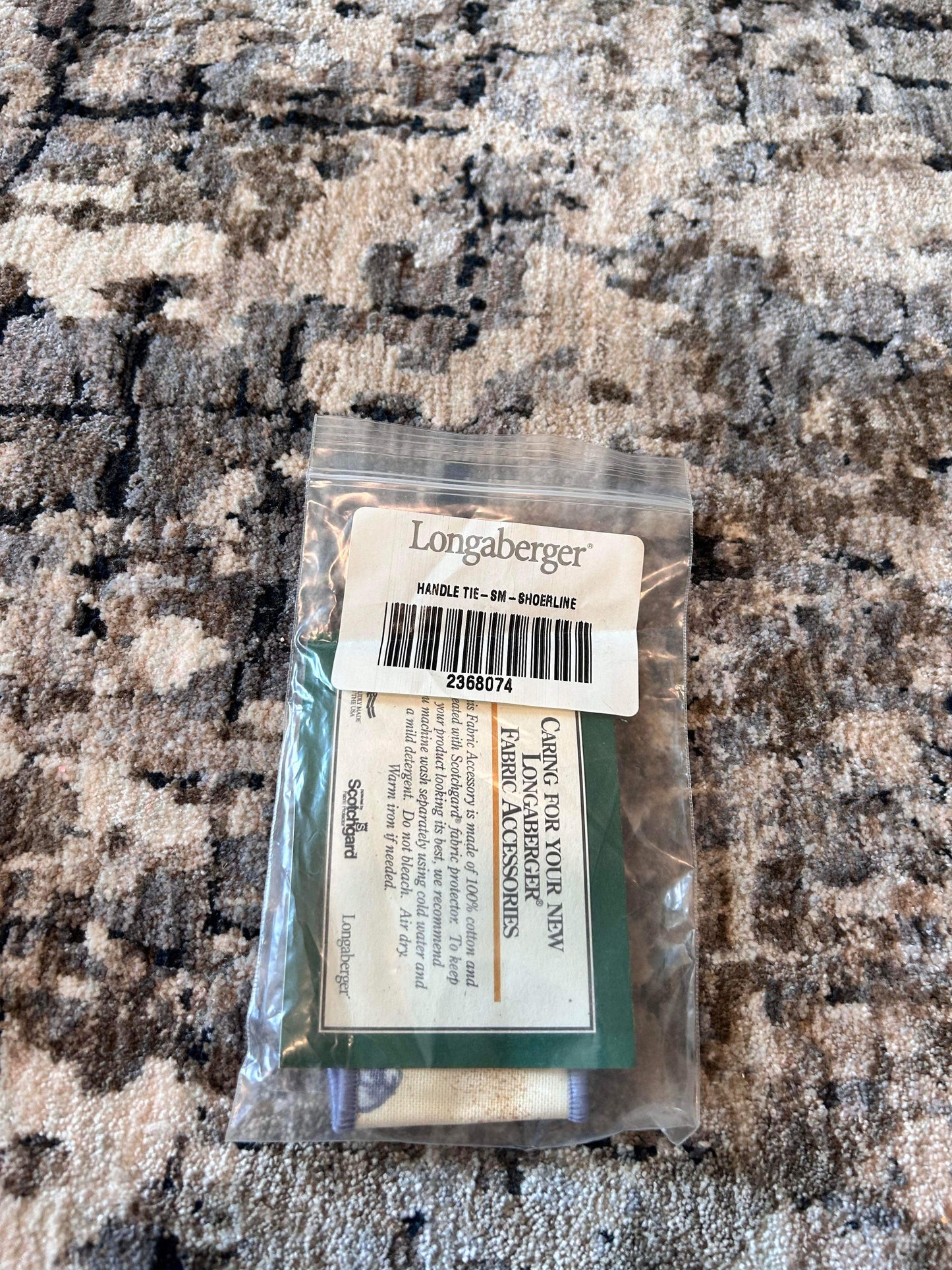 Longaberger Small Handle Tie in Shoreline