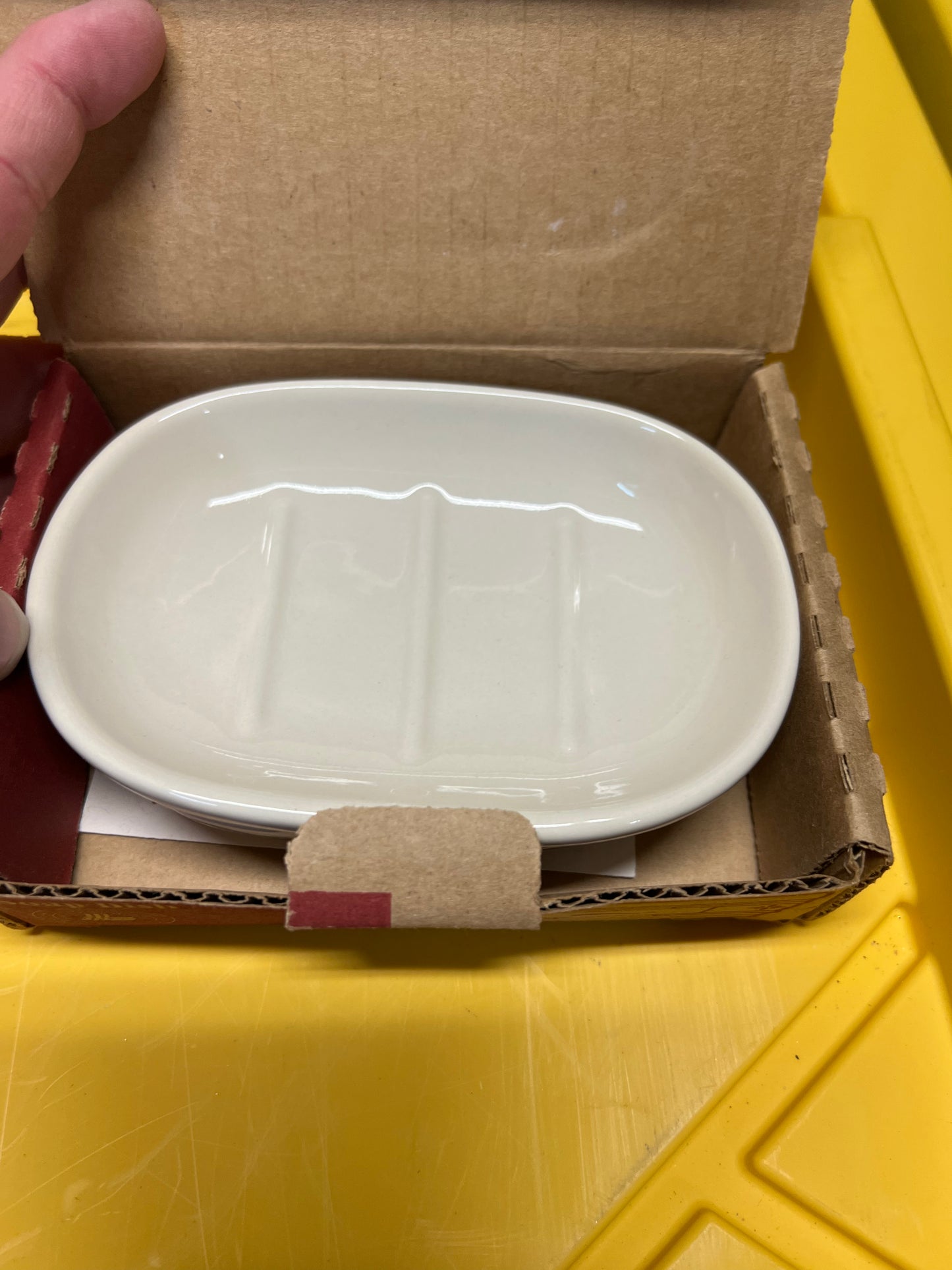 Longaberger soap dish in