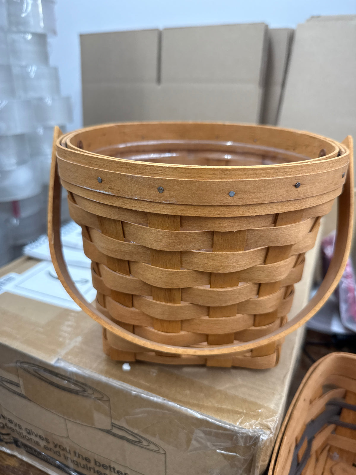 Longaberger 7” measuring basket with protector