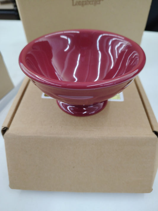 Longaberger ice cream bowl in paprika