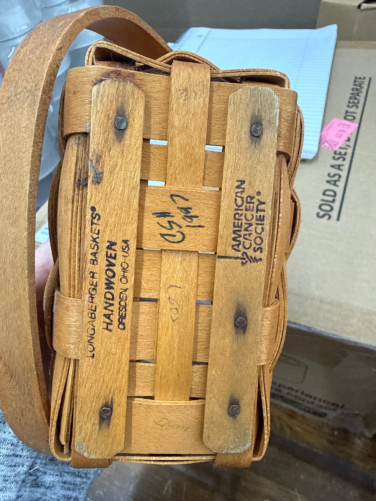 Longaberger 1997 horizon of hope basket