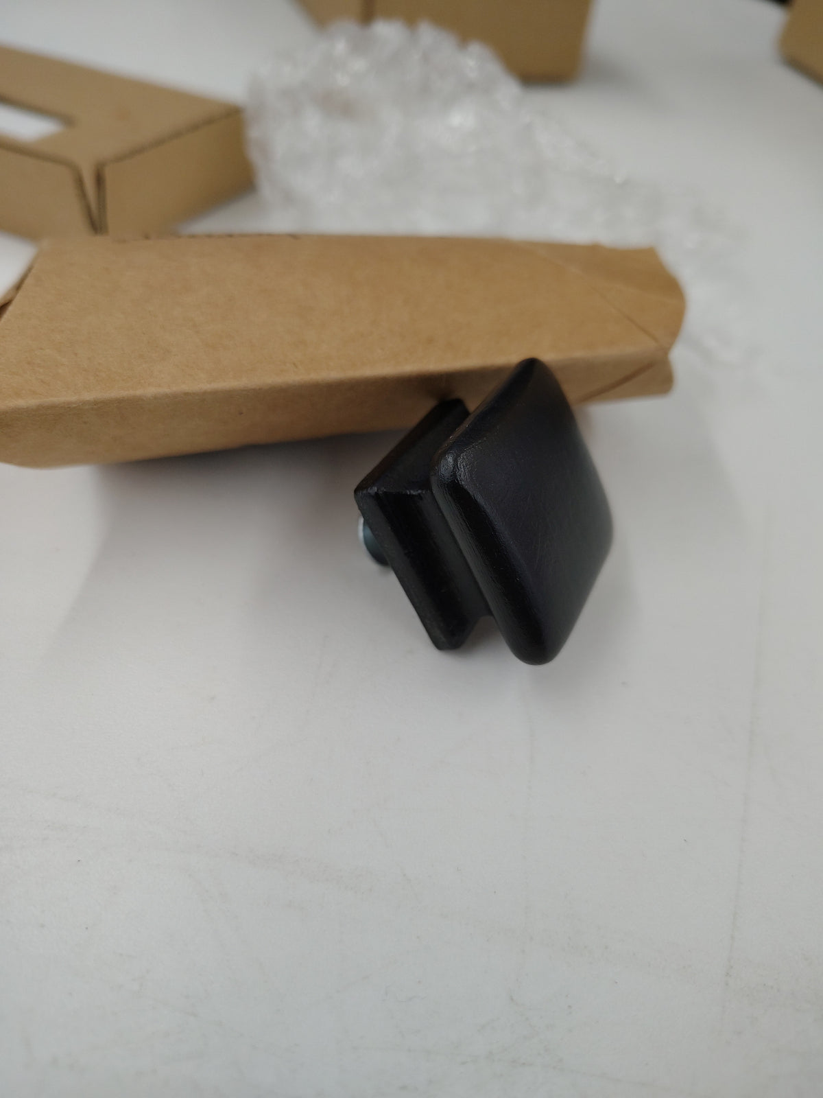 Longaberger black square knob