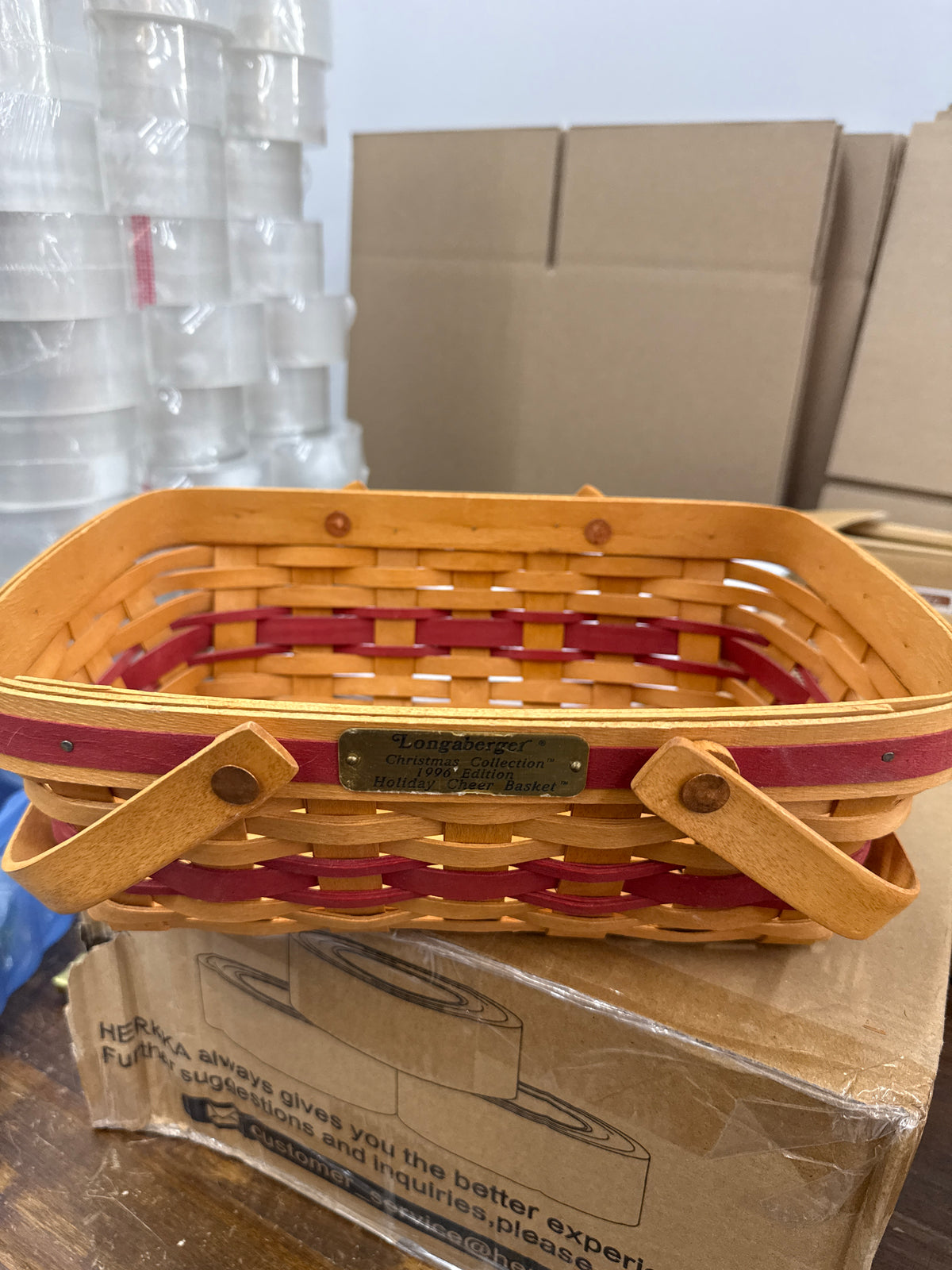 Longaberger cheers basket