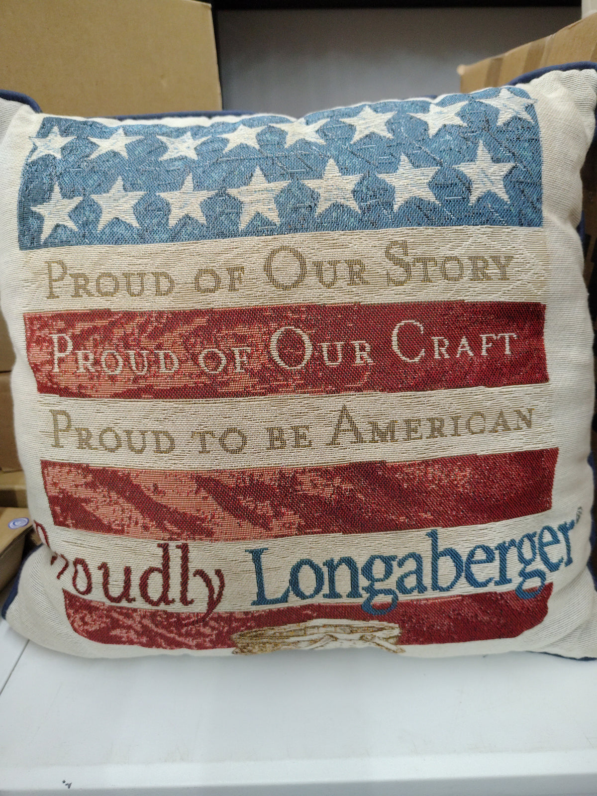Proudly Longaberger pillow